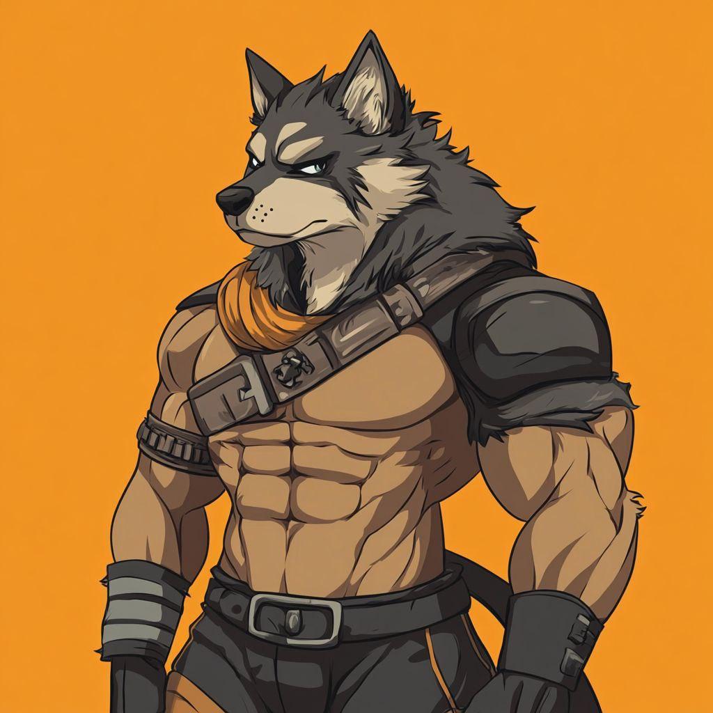 Concept art for the Male Husky NFT collection